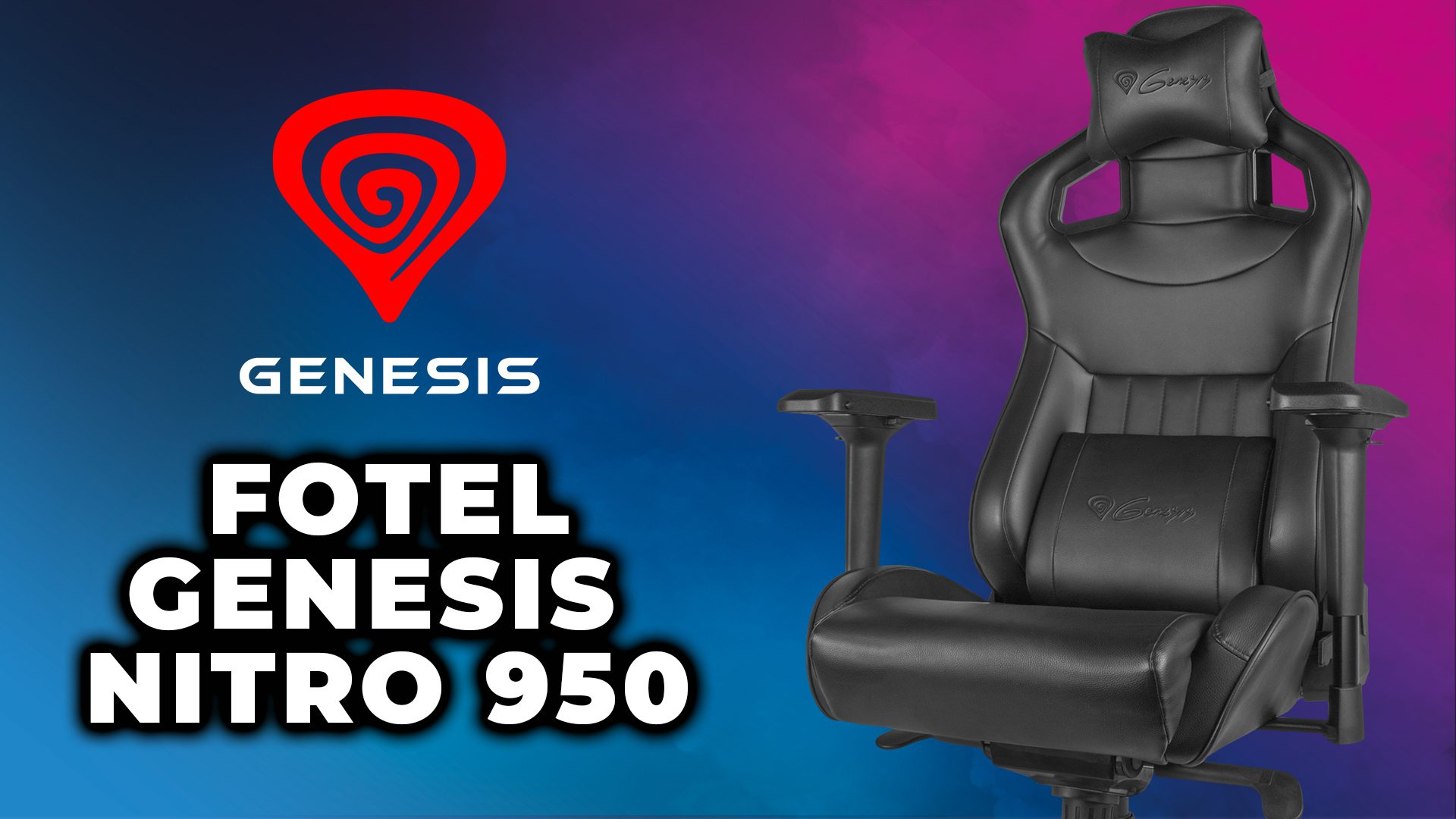 Fotel dla gracza Genesis Nitro 950 - Fotel gamingowy Fotel dla gracza Genesis Nitro 950 - Fotel gamingowy