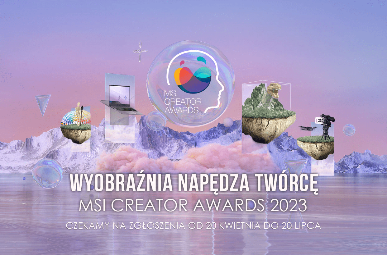 MSI Creator Awards 2023 (2) MSI ogłasza konkurs dla twórców MSI Creator Awards 2023.